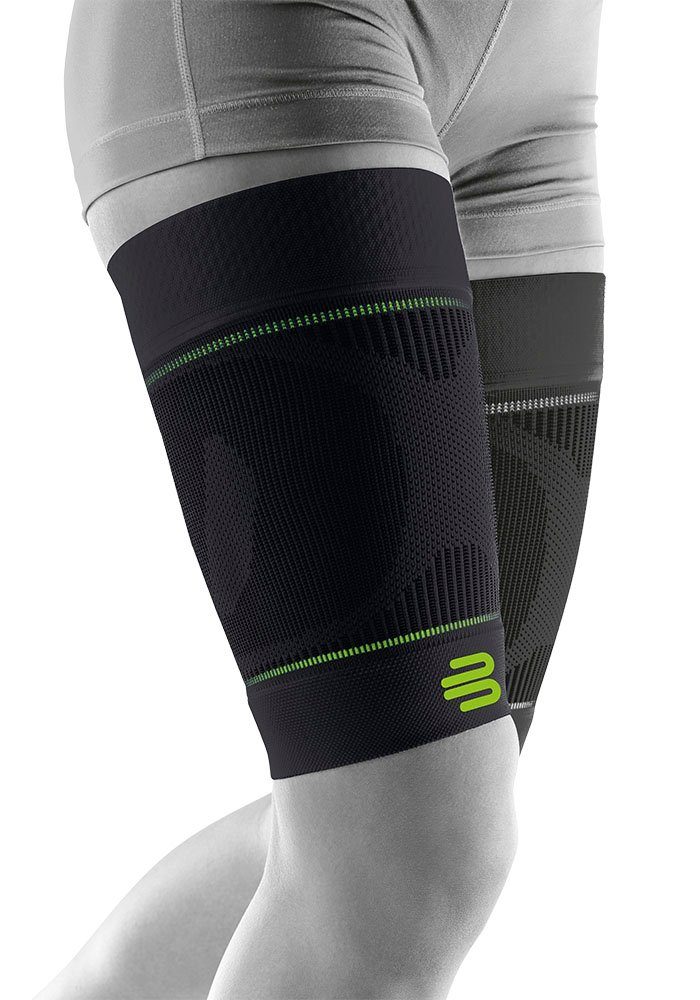 Kompression Bandage Sleeves Bauerfeind Leg, schwarz mit Compression Upper