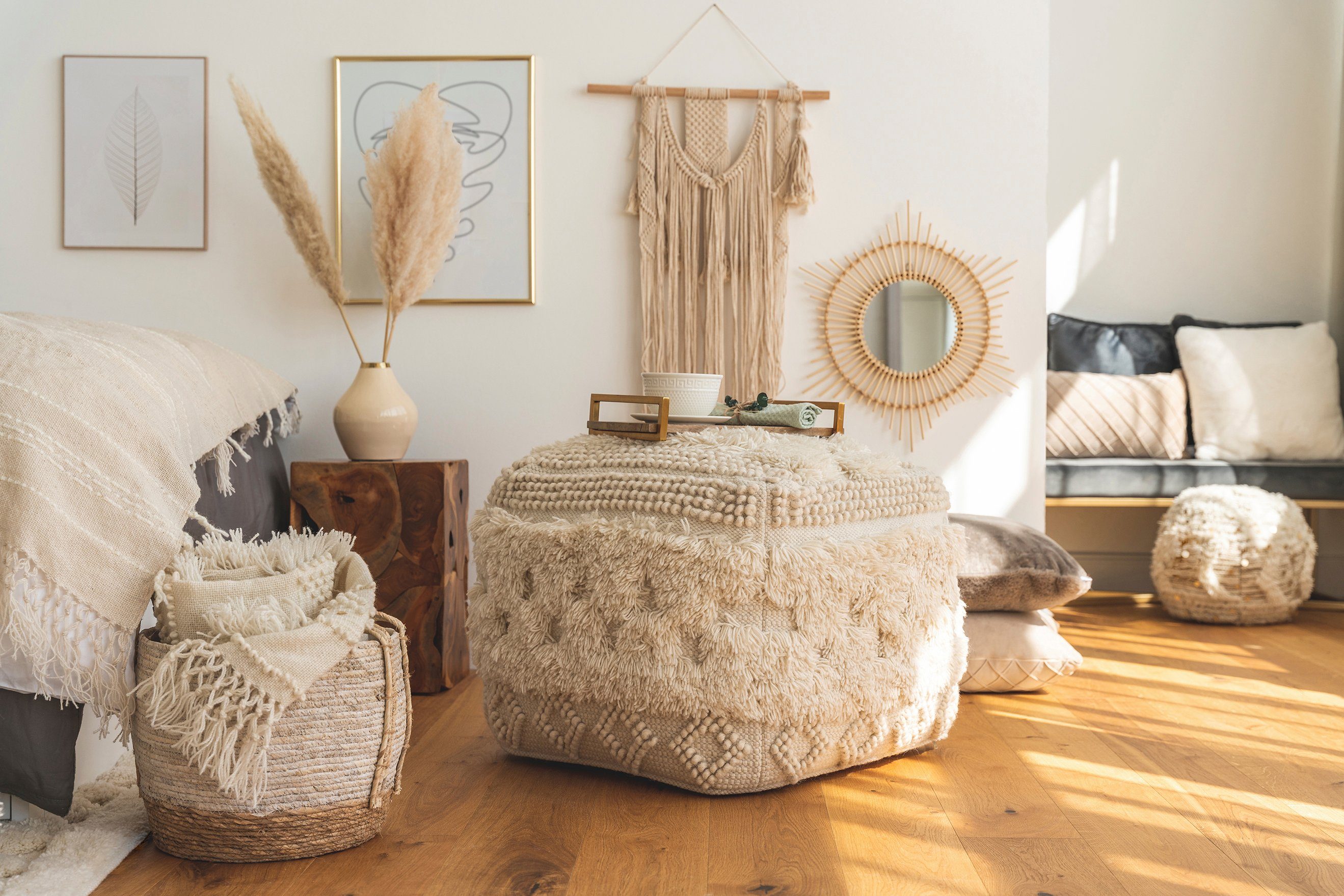 Kayoom Pouf Bohist 125 50cm x günstig online kaufen