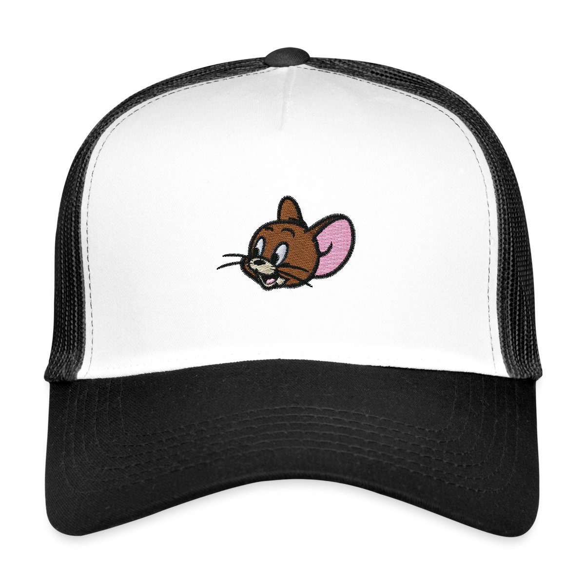 Trucker Cap Tom & Jerry Jerry Als Stick-Design Trucker Cap