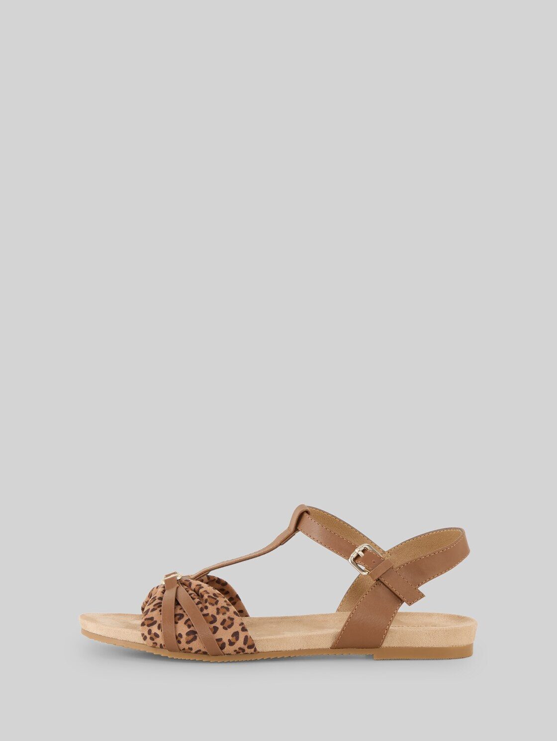 TOM TAILOR Shoes Licence Sandale (1-tlg) Flache Sandalen mit Animal-Print