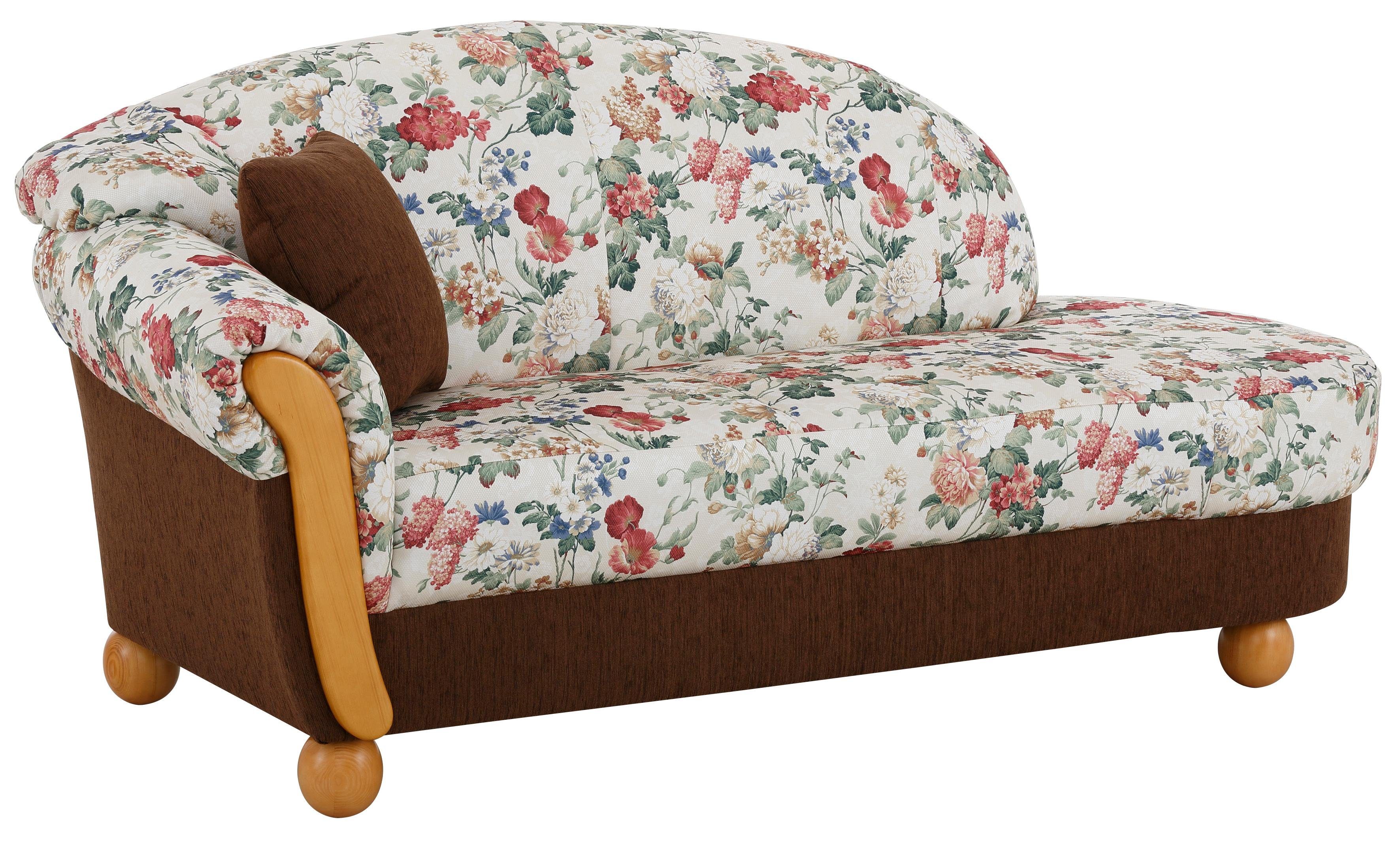 Home affaire Ottomane Milano, bequemes solitär Sofa im Landhaus-Stil, B/T/H 181/79/83cm