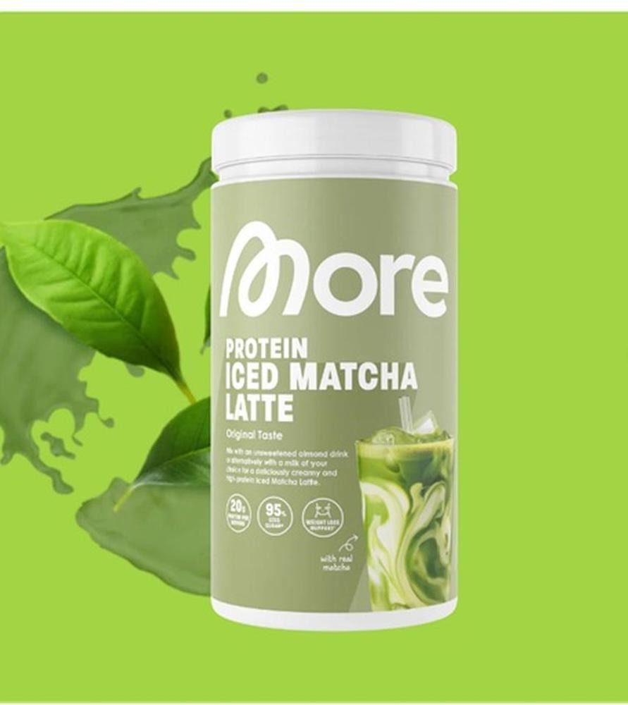 More Nutrition More Nutrition Protein Iced MATCHA LATTE 500g Dose Original Taste Pulver, 500.0 g