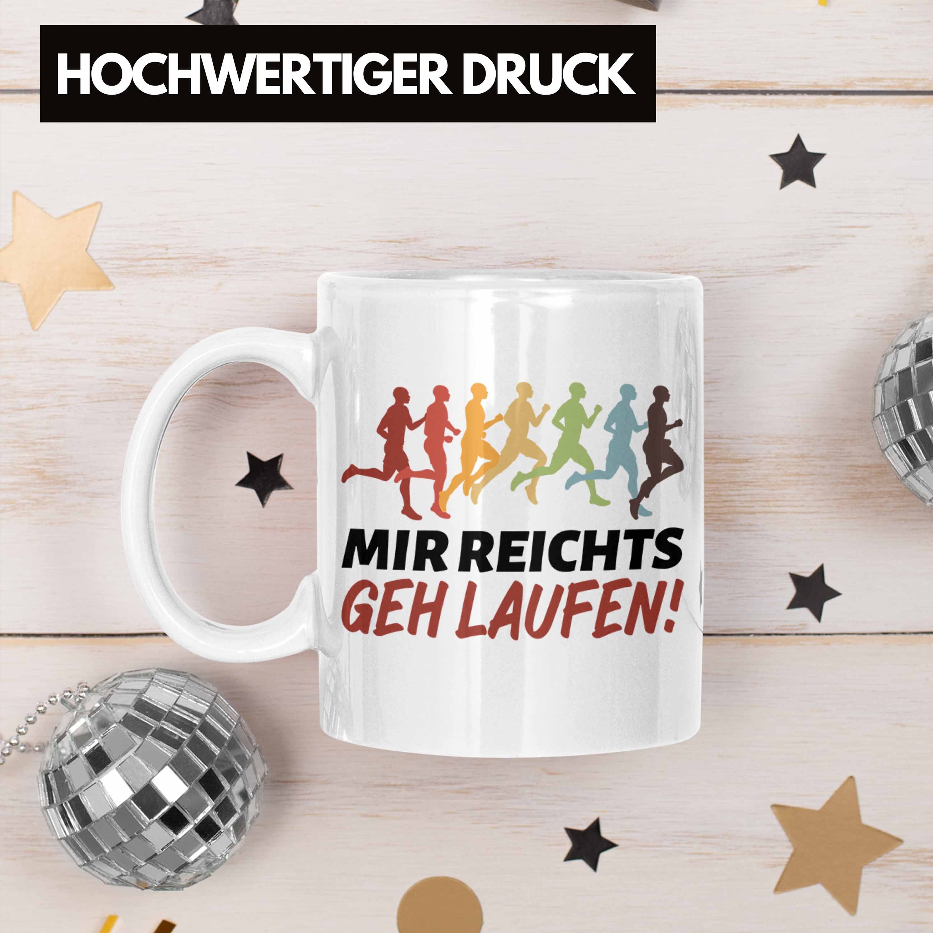 Geschenk Ich Reichts Tasse für Tasse Jogger Trendation Geh Geschenkid Mir Weiss Läufer Laufen
