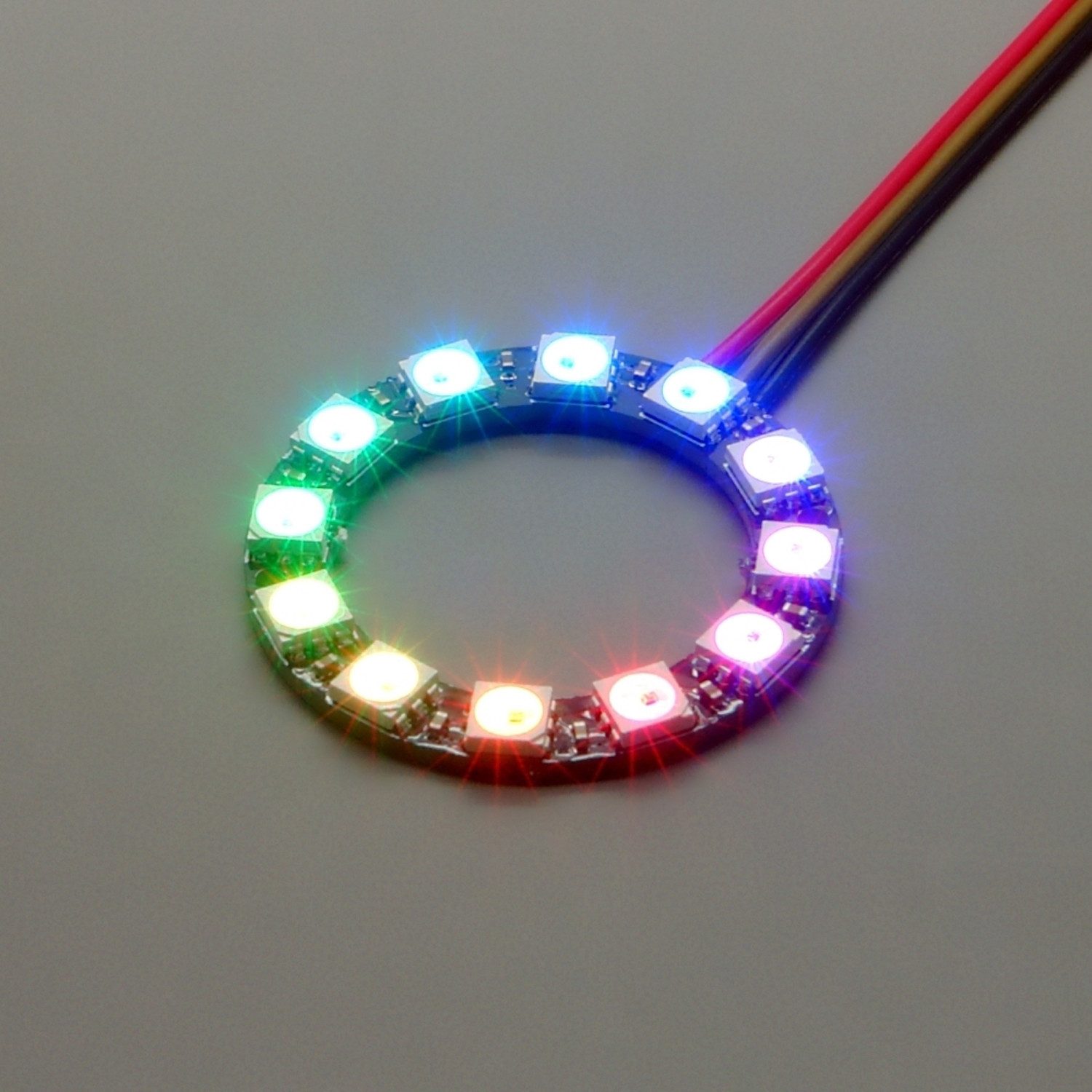 LED-Streifen NeoPixel Ring mit 12 WS2812 5050 RGB LEDs