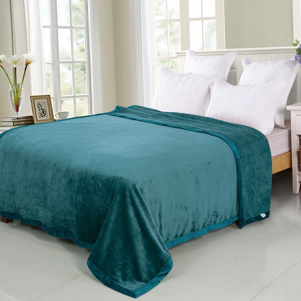 Wolldecke / 150x200cm / Kuscheldecke / Schlafdecke / Uni, Brilliant, Kusche günstig online kaufen