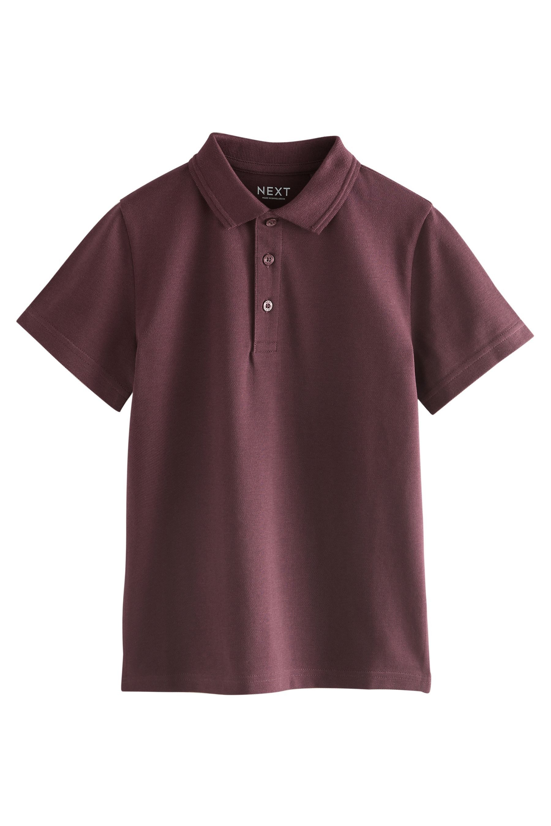 Next Poloshirt Schul-Poloshirts aus Baumwolle im 2er-Pack (2-tlg)