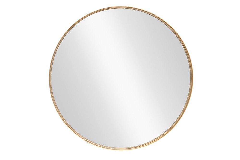 riess-ambiente Wandspiegel PORTRAIT 40cm gold – Metallrahmen, rund, Accessoire (Einzelartikel, 1-St), moderner Spiegel mit edlem Goldakzent – ideal für Flur oder Ankleide