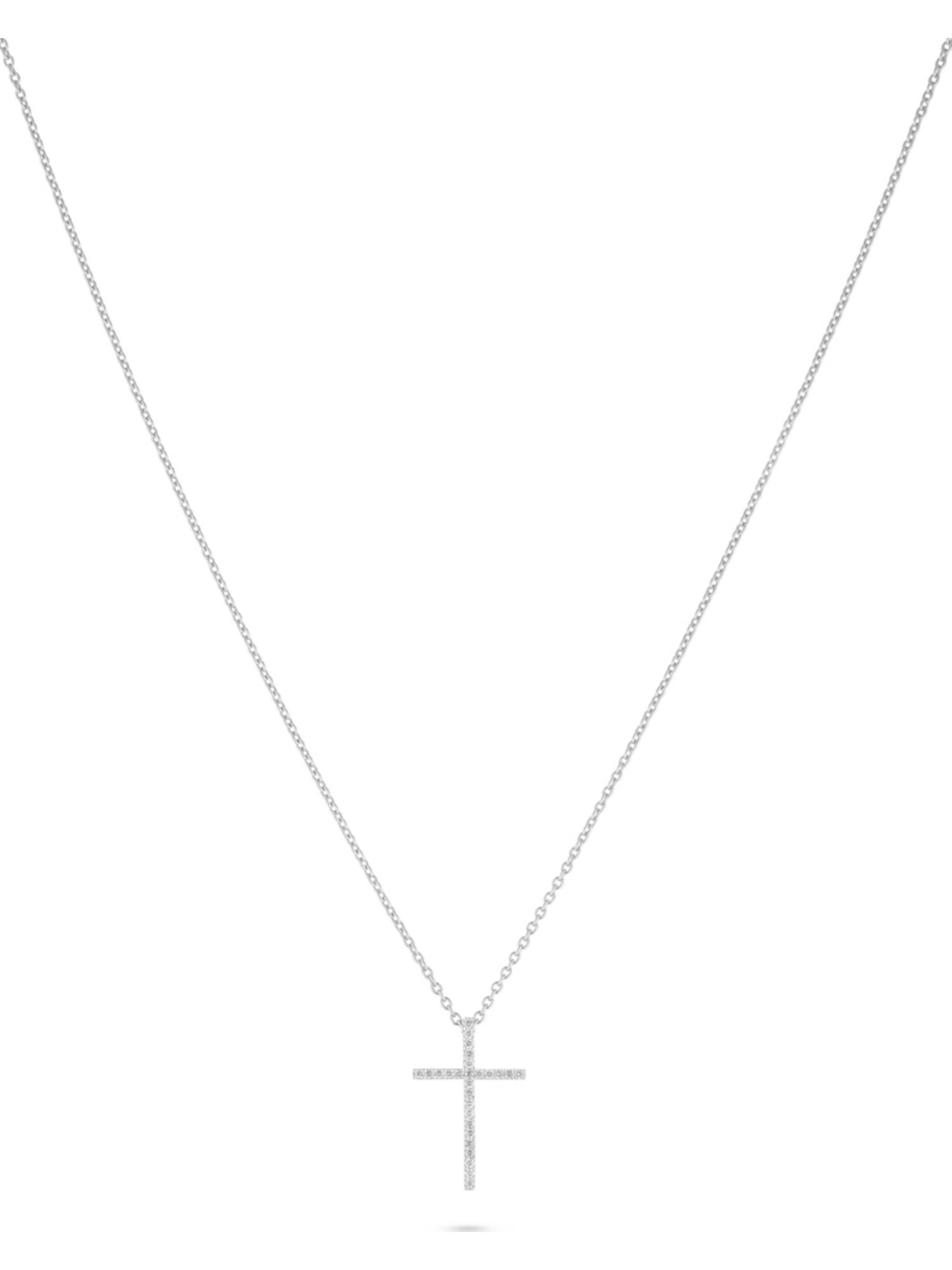 CHRIST Collier CHRIST Damen-Kette 375er Weißgold 27 Diamant