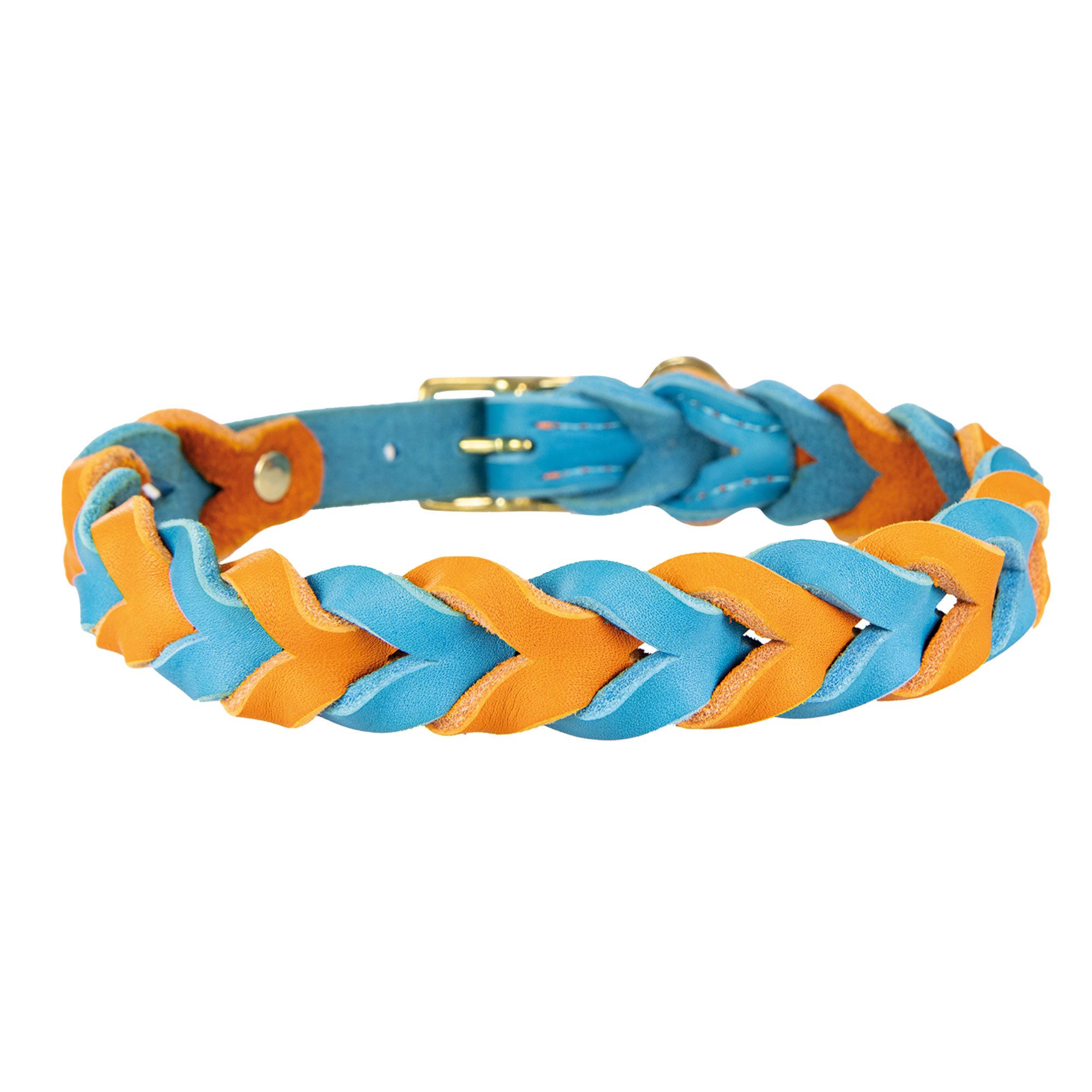 Trendfährte Hunde-Halsband Trendfährte Hundehalsband Leder - handgefertigt, Echtleder, in versch. Größen