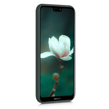 kwmobile Handyhülle Hülle für Huawei P20 Lite, Hülle Silikon - Soft Handyhülle - Handy Case Cover - Moosgrün