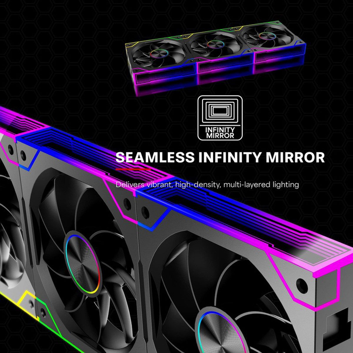 Xilence Gehäuselüfter Gaming Series XF073 ARGB Lüfter 3er Pack, XPF360R.ARGB Reverse Fan Design, XF073