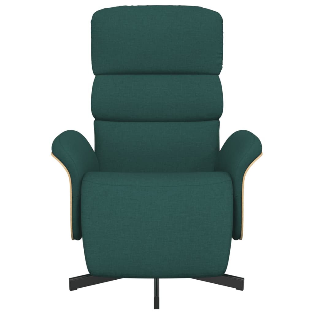 vidaXL Sessel Relaxsessel mit Fußteil Dunkelgrün günstig online kaufen