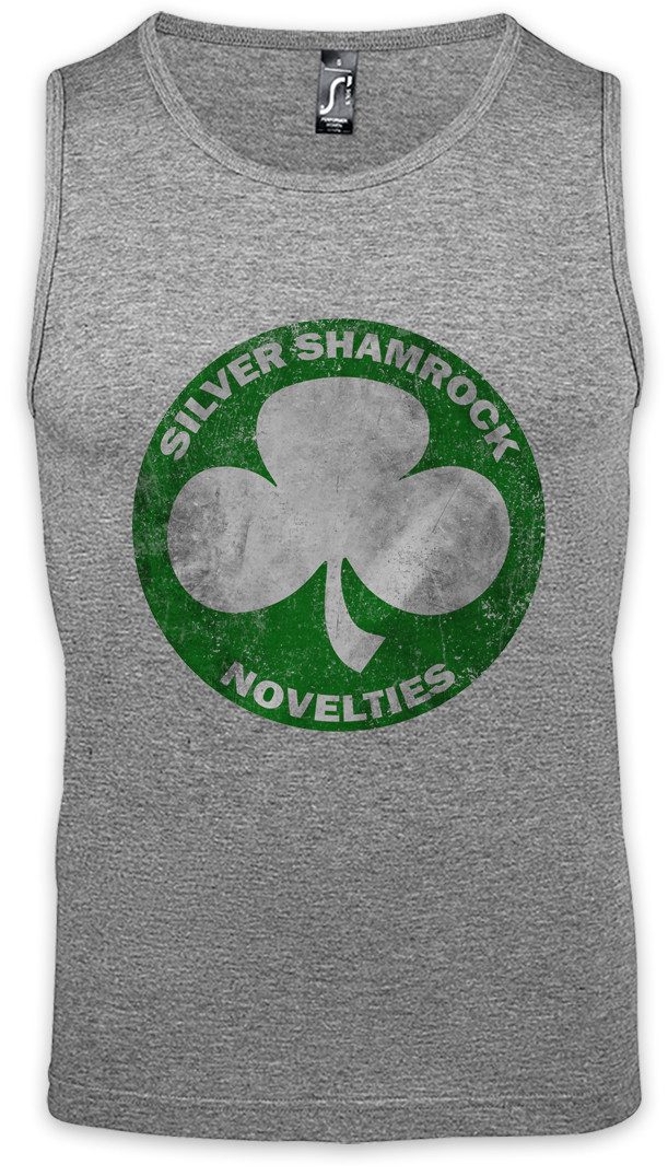 Urban Backwoods Tanktop Silver Shamrock Novelties Ärmelloses T-Shirt Road Sign Logo Halloween Company Limited Corporation Welcome