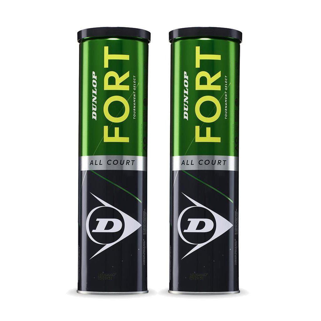 Dunlop Tennisball Fort Allcourt TS Dose 2x4er Bi-Pack
