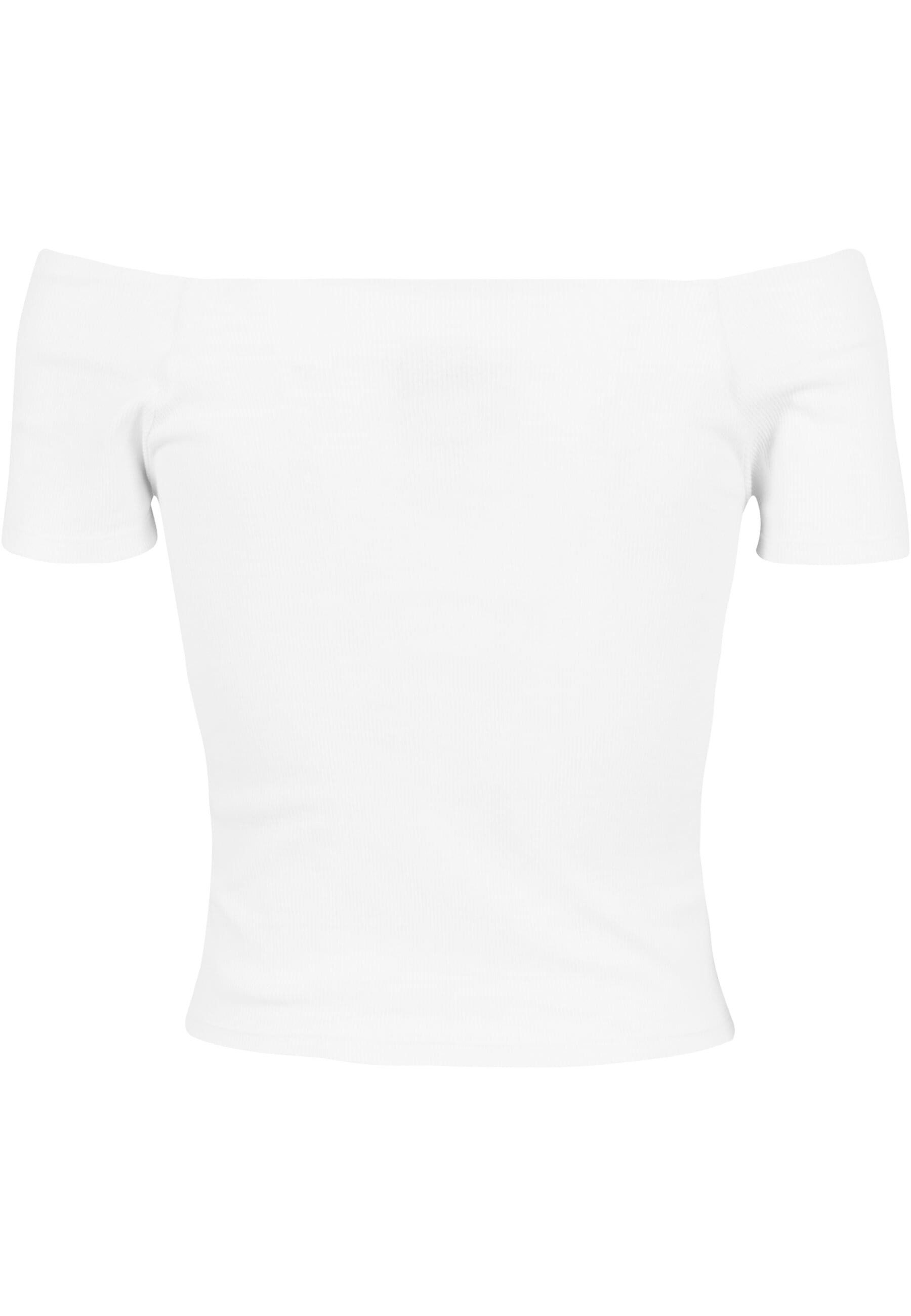 URBAN CLASSICS T-Shirt Urban Classics Damen Ladies Off Shoulder Rib Tee (1- günstig online kaufen