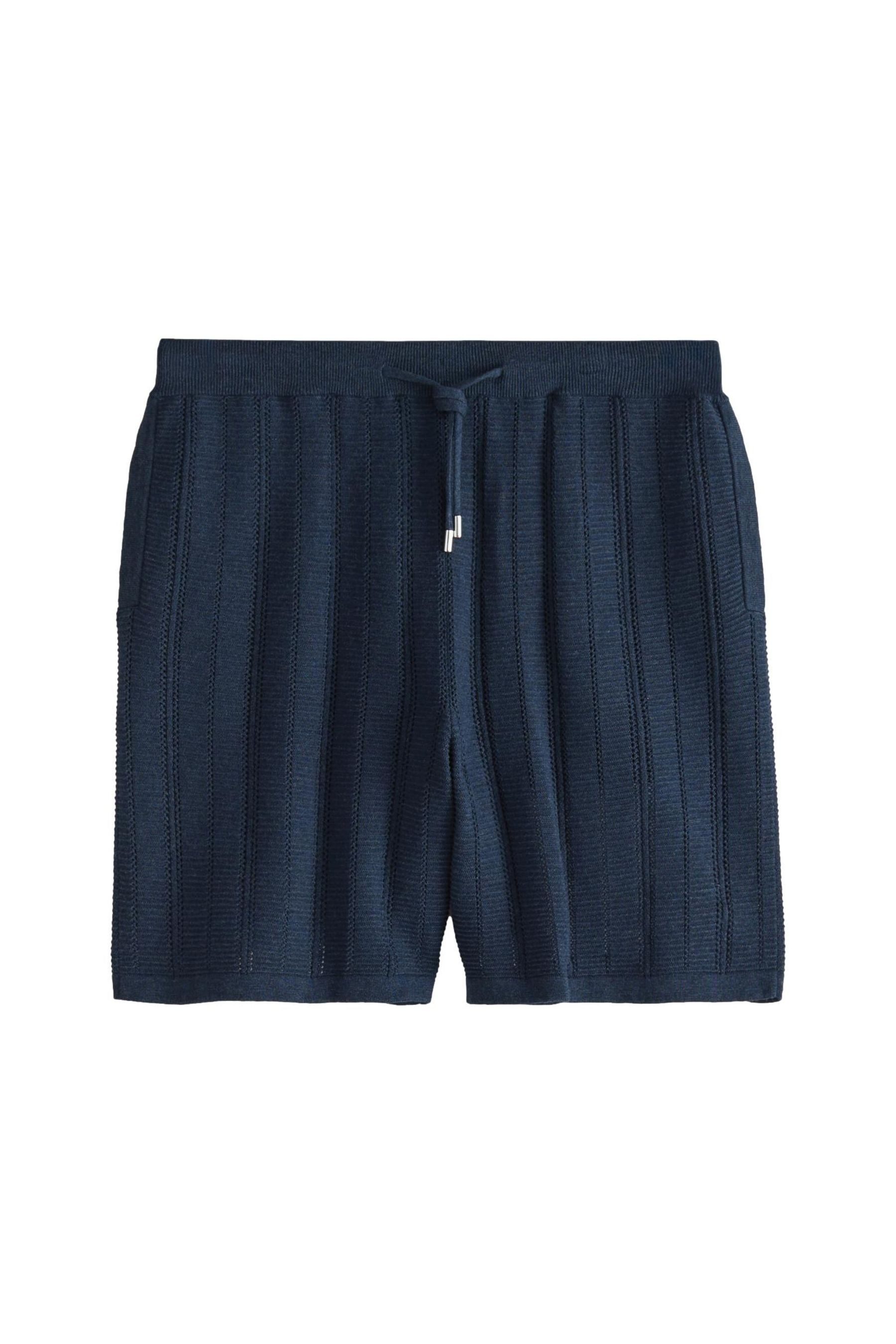 Shorts Shorts mit gerippter Strickstruktur