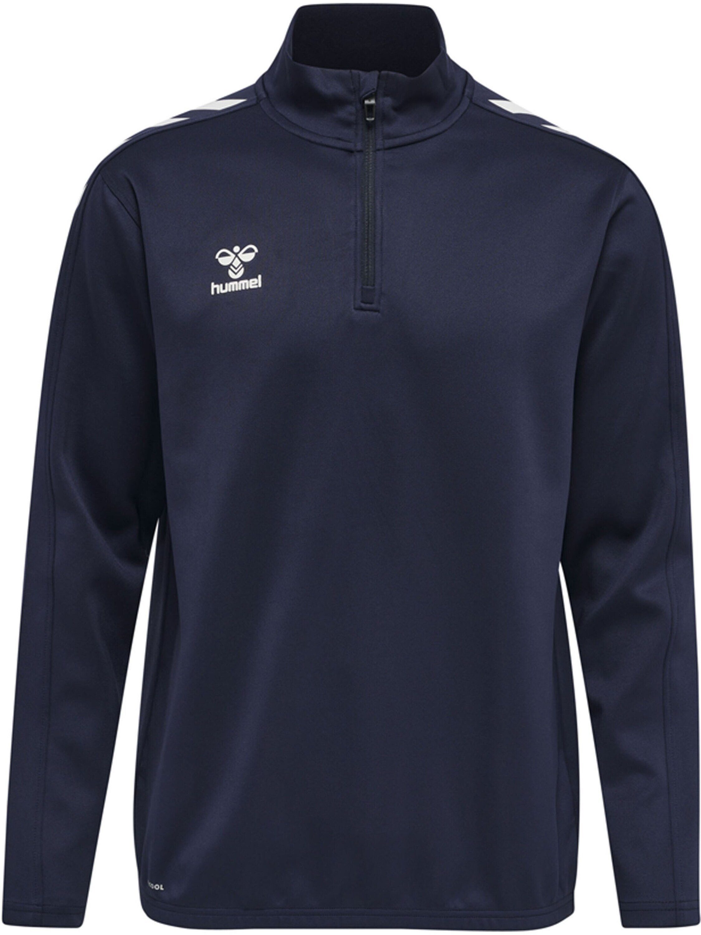 hummel Sweatshirt (1-tlg) Plain/ohne Details dunkelblau | Trainingsjacken