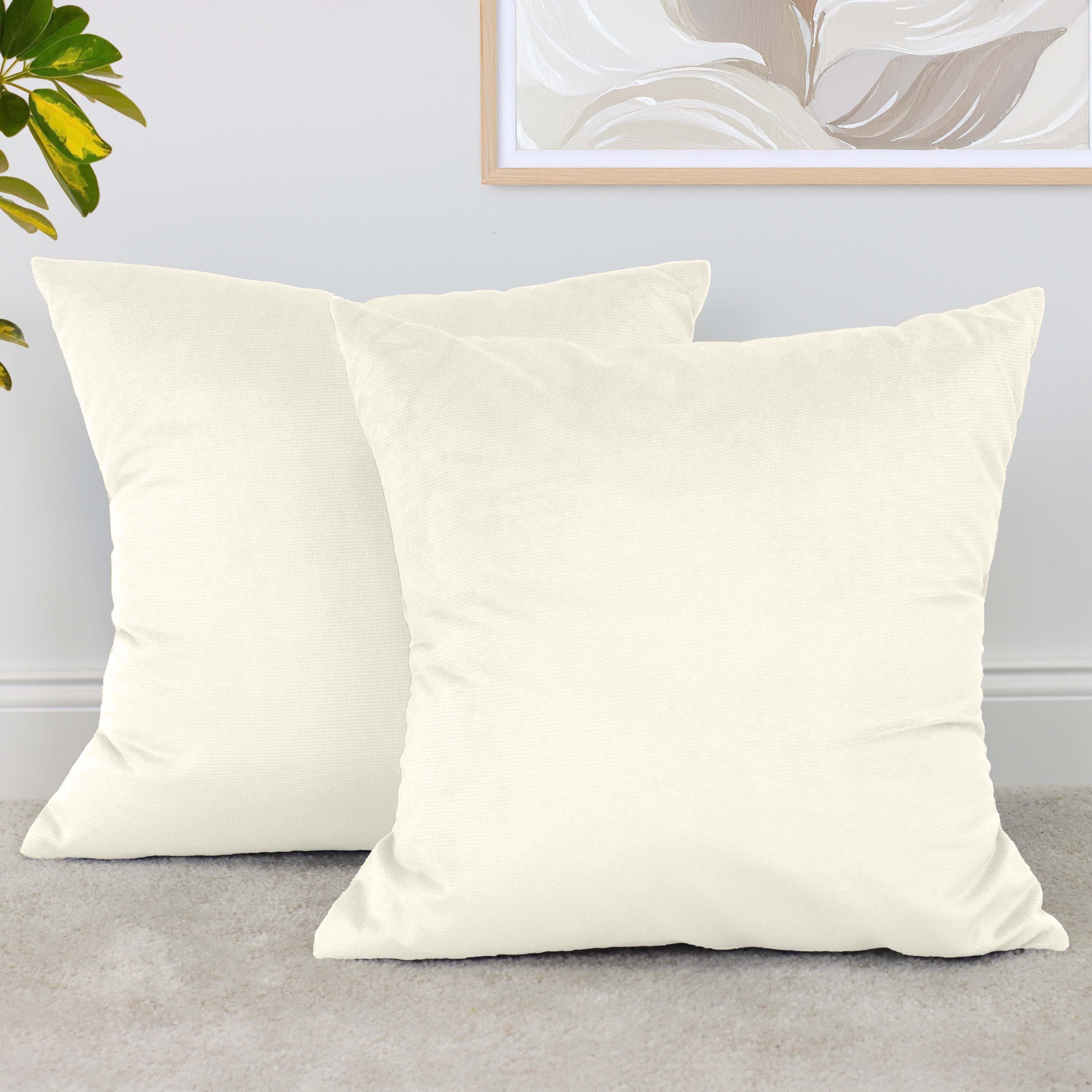 Amilian Dekokissen 2er Set - Kissen mit Füllung und Bezug - Sofakissen, Zie günstig online kaufen
