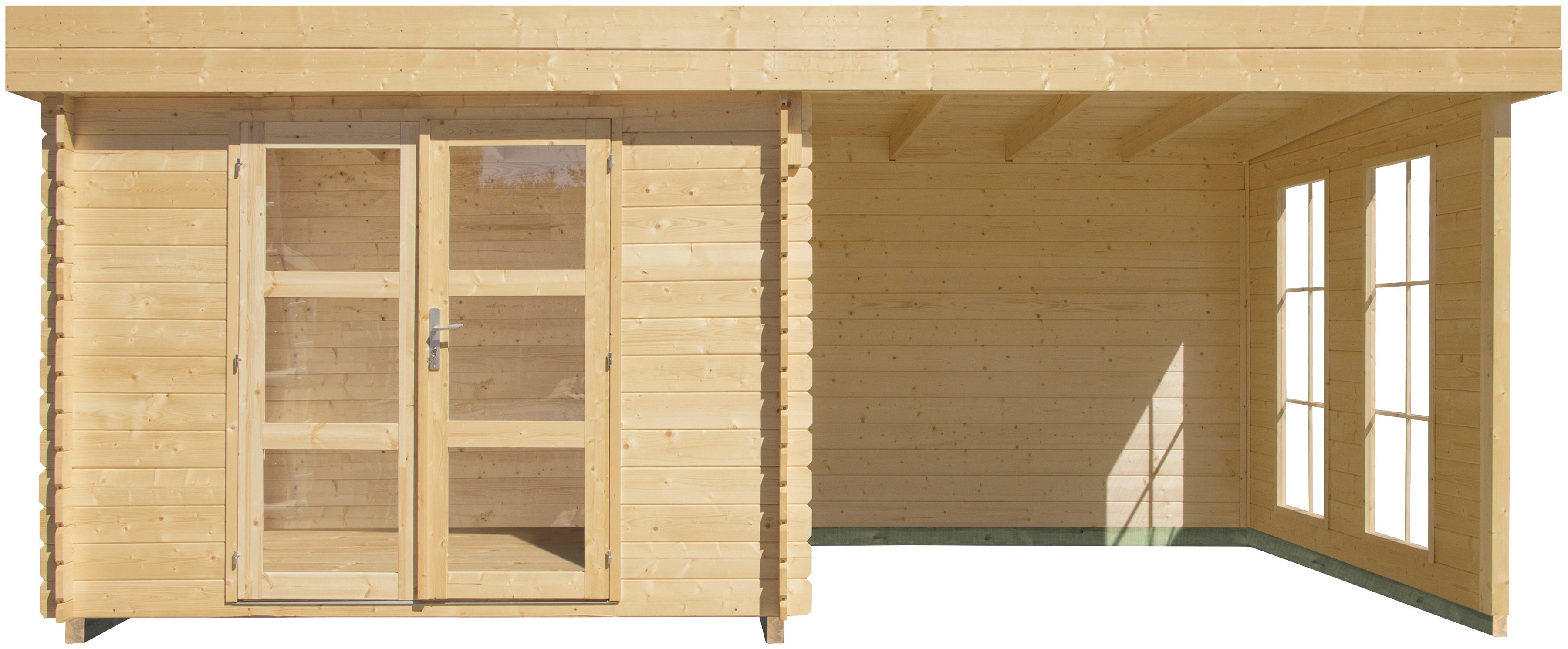 Kiehn-Holz Gartenhaus Acrux 1, BxT: 590x314 cm, (Set)