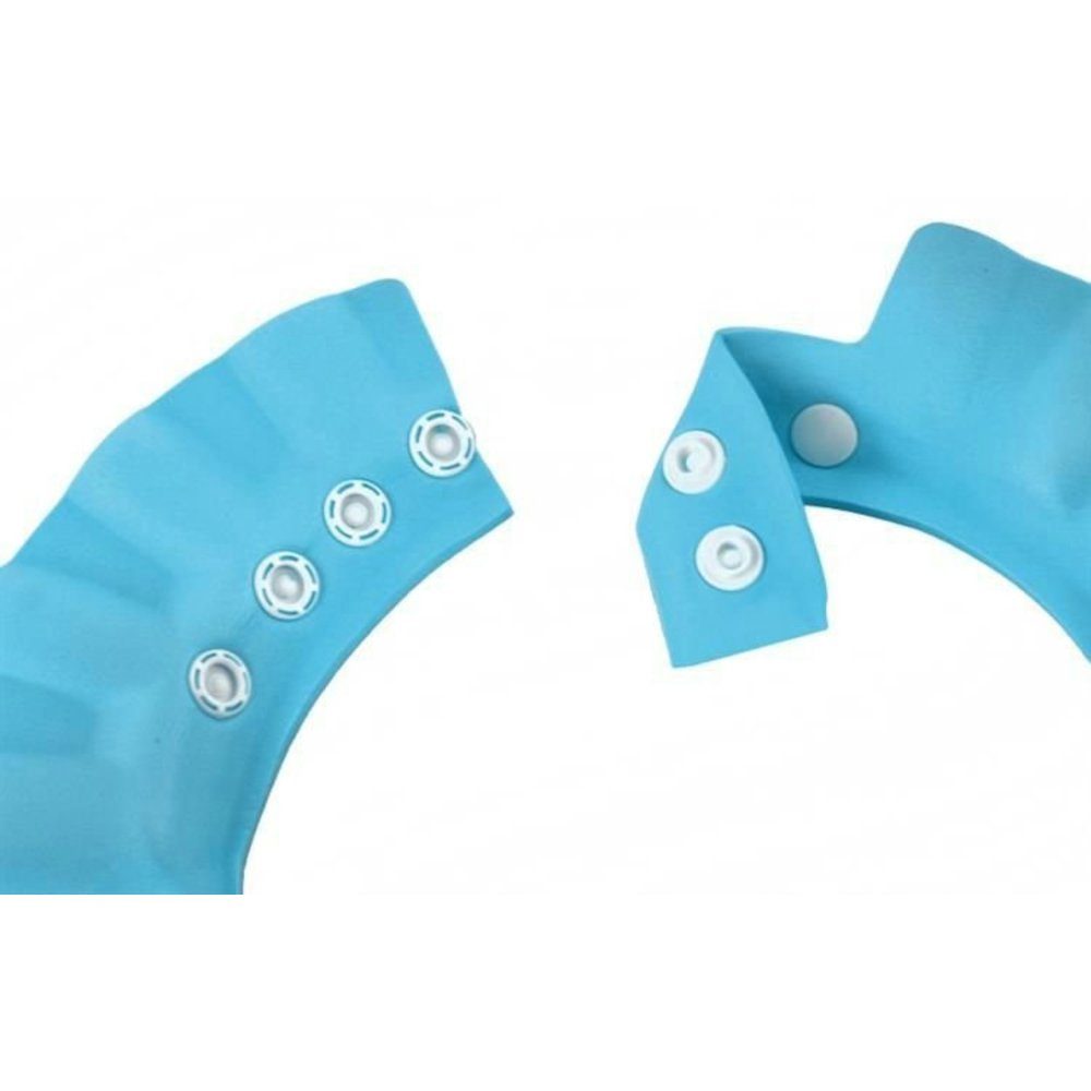 ISO TRADE Duschhaube Schwimmkrempe Kopfhaube Kinder (Spar-Set, 1 St), Verstellbar 13-15 cm Ohr- und Augenschutz Universal