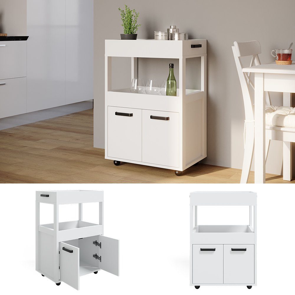 Vicco Barschrank Simon, Weiß, 40 x günstig online kaufen