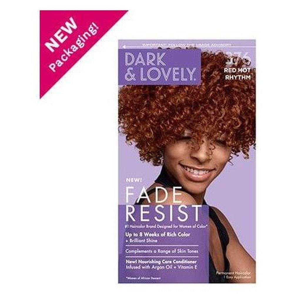 - CONTRAER - Haarmaske Dark and Lovely Soft Sheen-Red Hot Rhythm 376 Rich Conditioning Color
