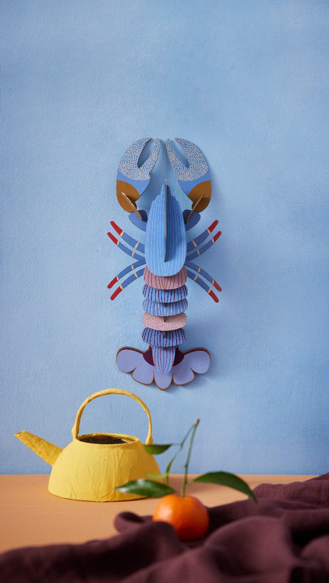 studio ROOF Wanddekoobjekt 3D Lavendel Hummer (1 St), Zum Zusammenstecken günstig online kaufen