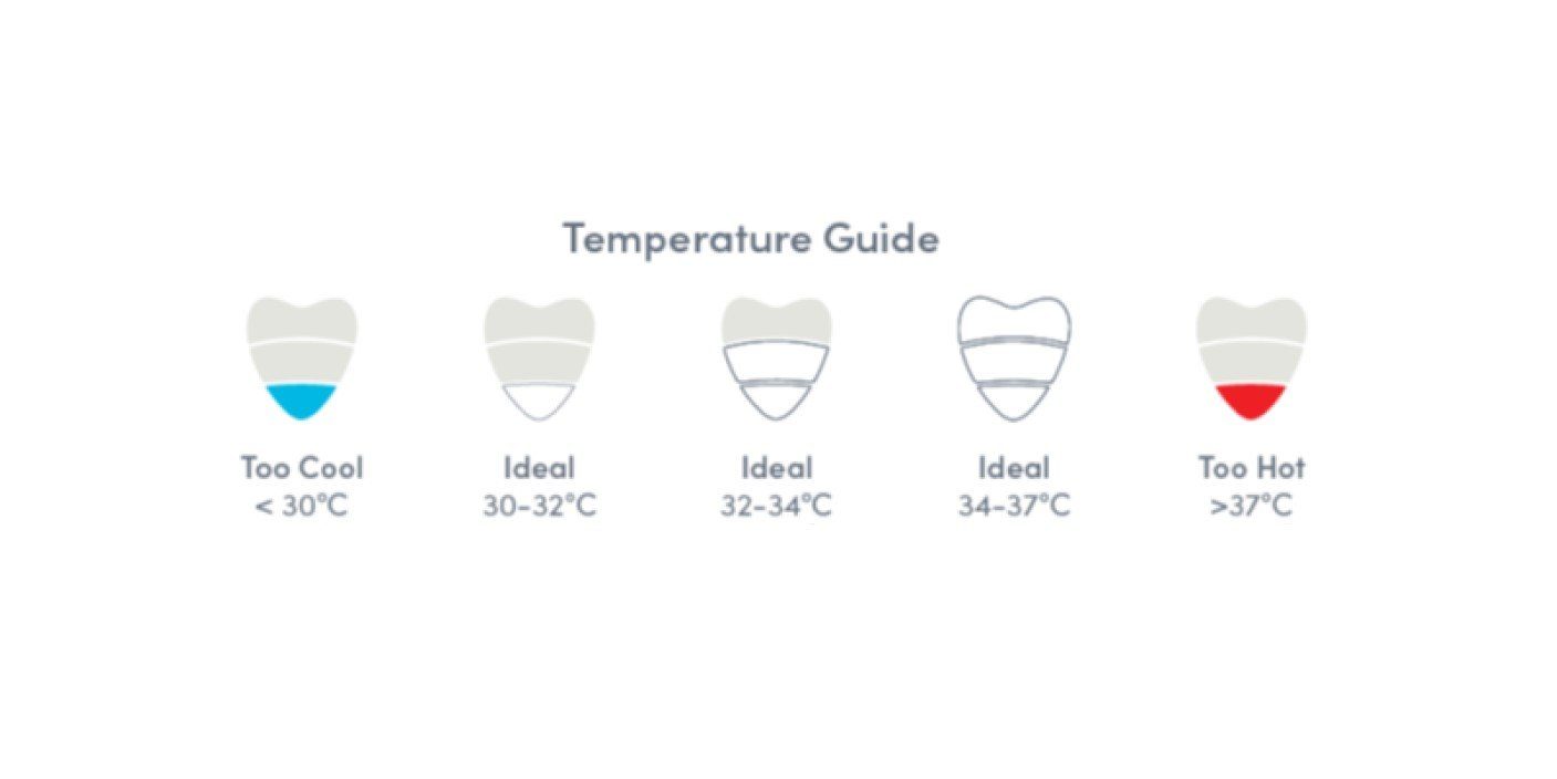 Shnuggle Babybadewanne Badethermometer Kieselstein