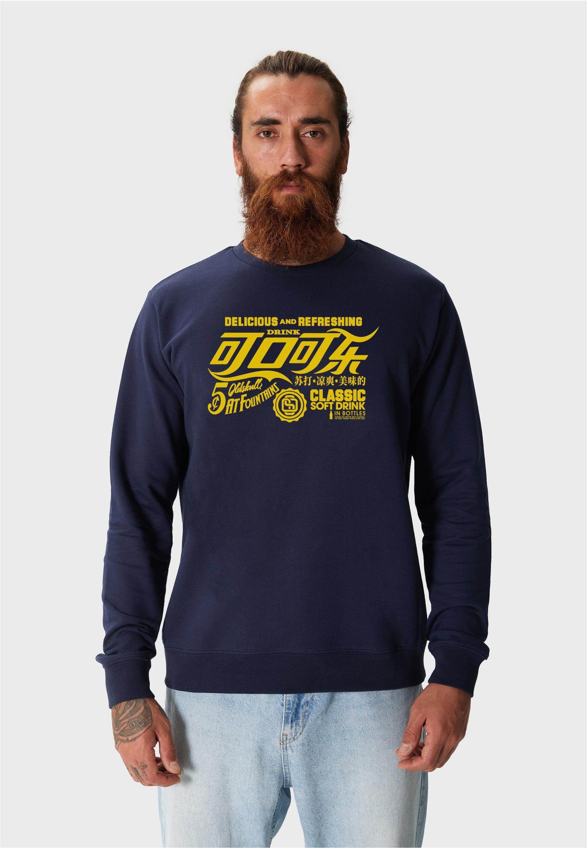 Sweatshirt RETRO REFRESHING TYPOGRAPHY GRAPHIC