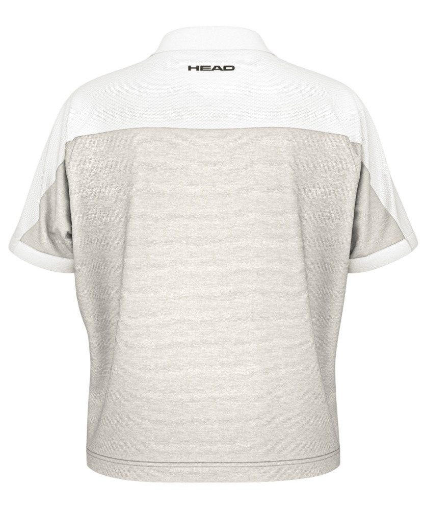 Head Poloshirt Play Tech (Polyester-Jacquard, schnelltrocknend) 2025 grau Damen