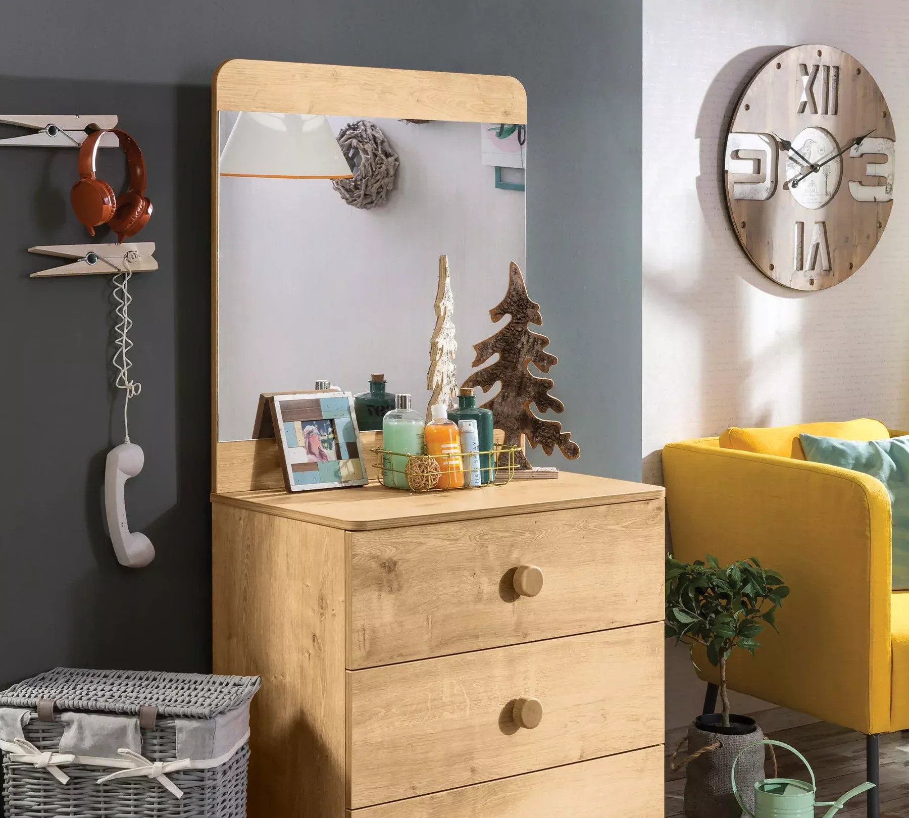 Möbel-Zeit Spiegelaufsatz Cilek MOCHA Spiegel