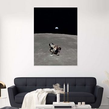 Posterlounge Poster NASA, Apollo 11, Mondoberfläche, Fotografie