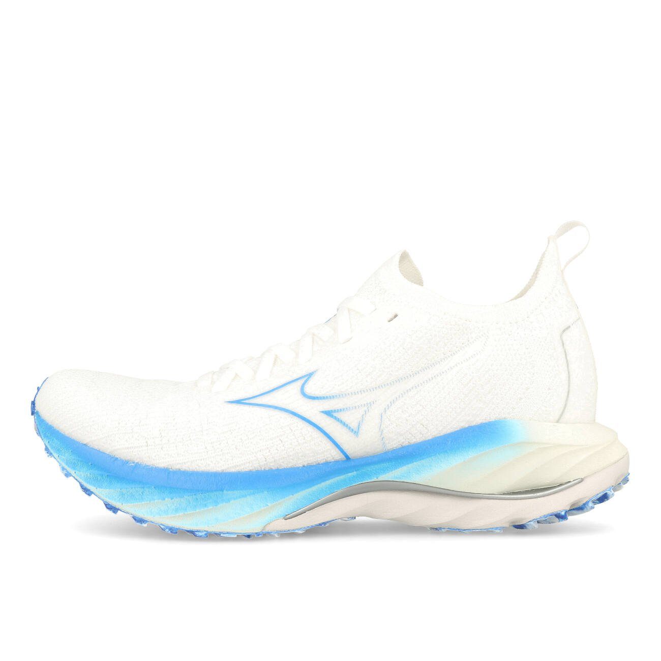 Mizuno Mizuno Wave Neo Wind Damen Undyed White Peace Blue Langlaufschuhe