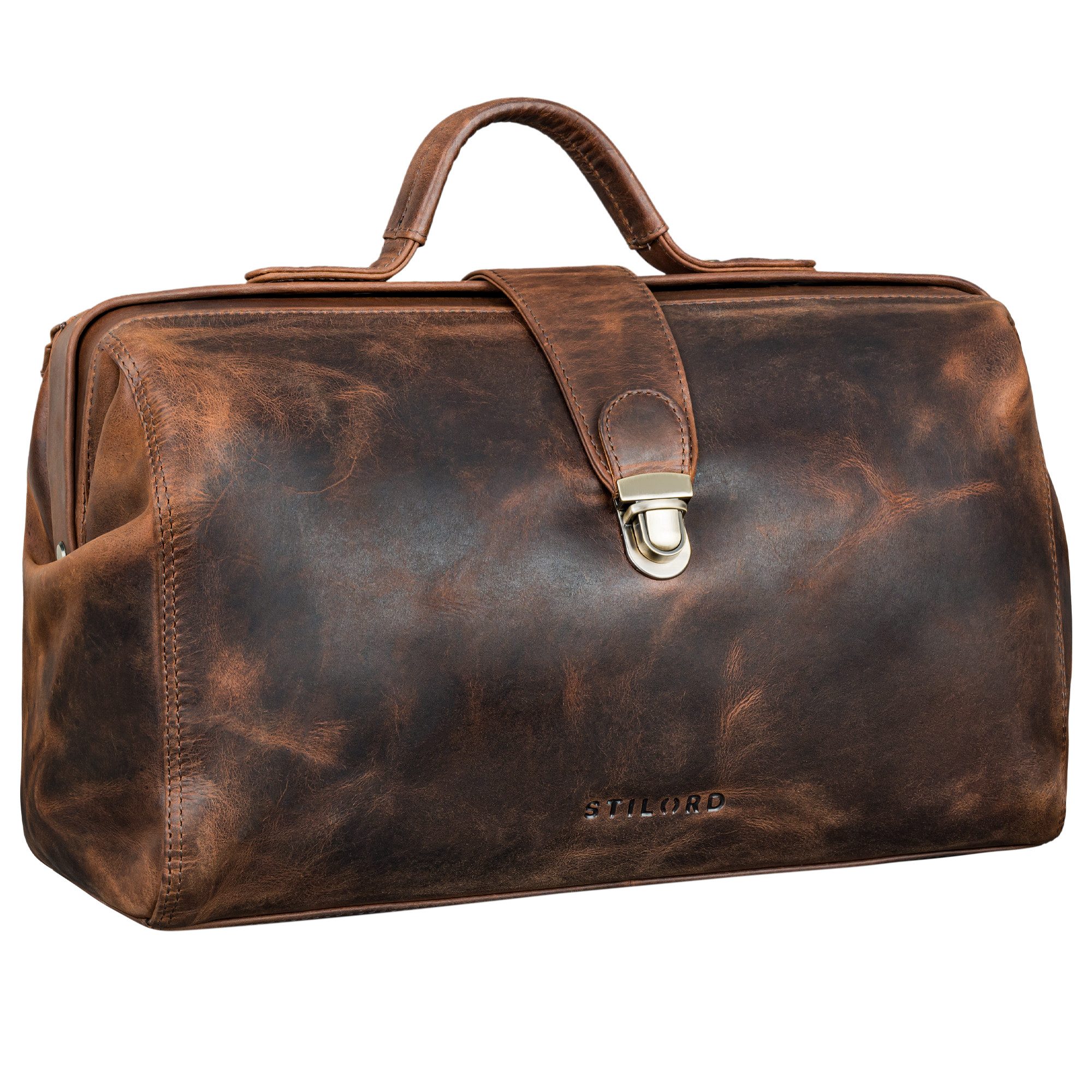 STILORD Aktentasche STILORD "Percy" Arzttasche Leder Vintage
