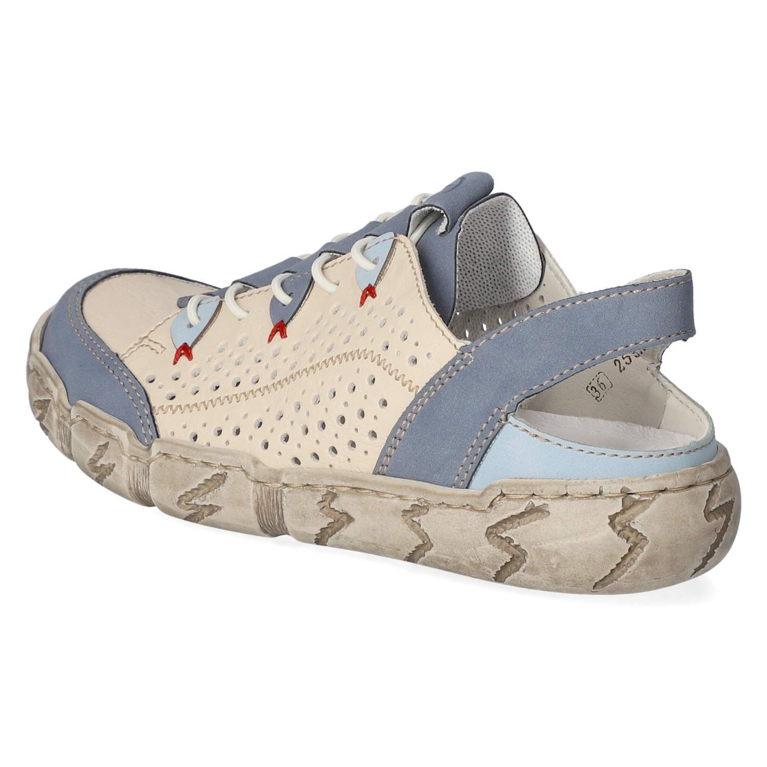Rieker Rieker L0375-91 Damen Leder und Synthetik beige Slipper