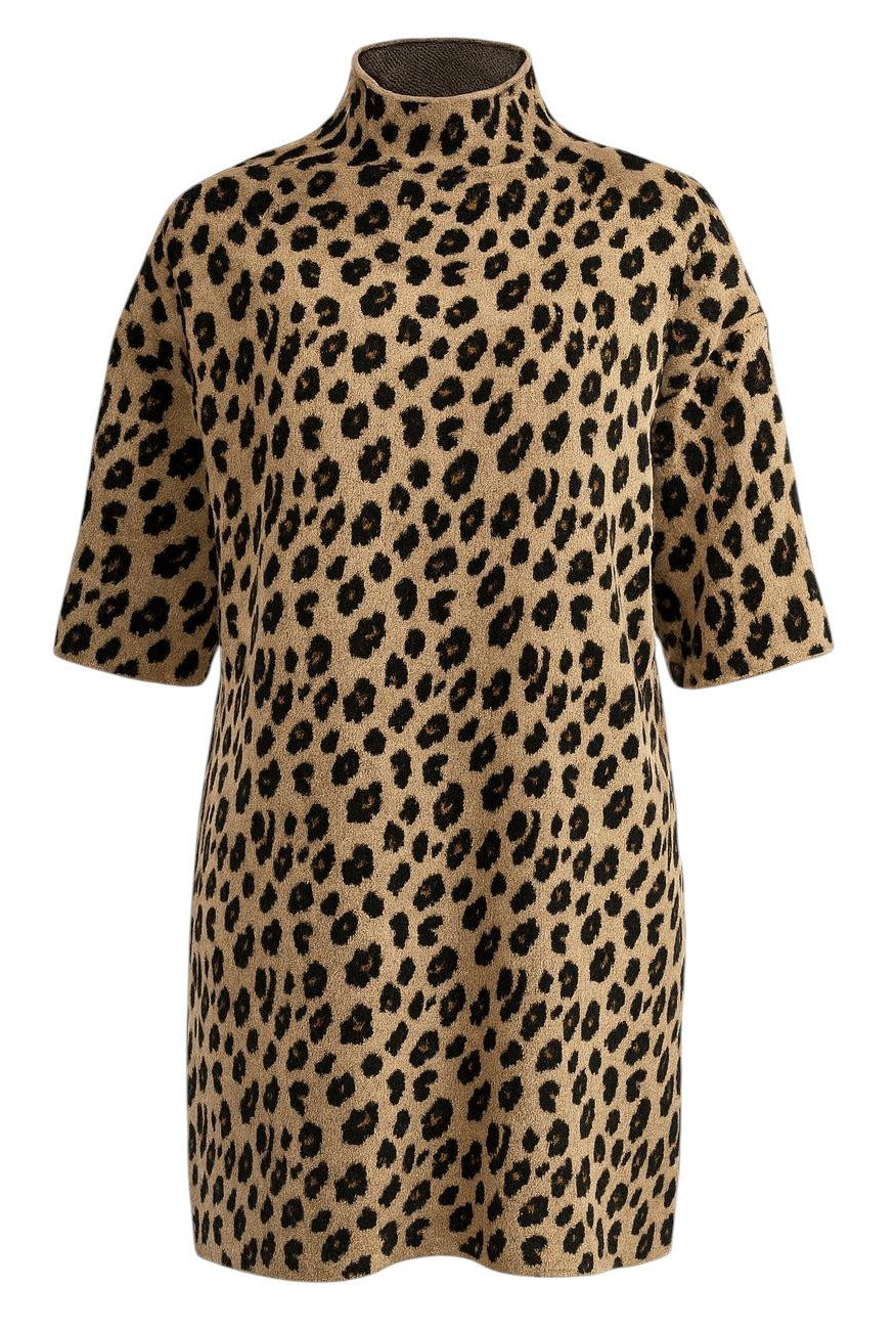 Mississhop Strickkleid Modisches Feinstrickkleid Longshirt in stilvollen Mustern M.423