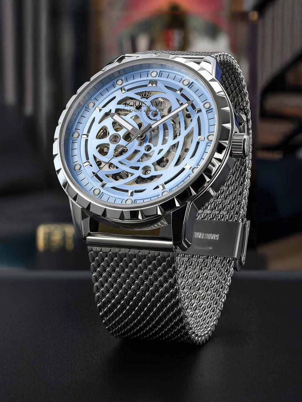 LOUIS XVI Automatikuhr Louis XVI LXVI2020 Herrenuhr Paris 2.0 Automatik 45mm 5ATM Louis XVI LXVI2020 Herrenuhr Paris 2.0 Automatik 45mm 5ATM