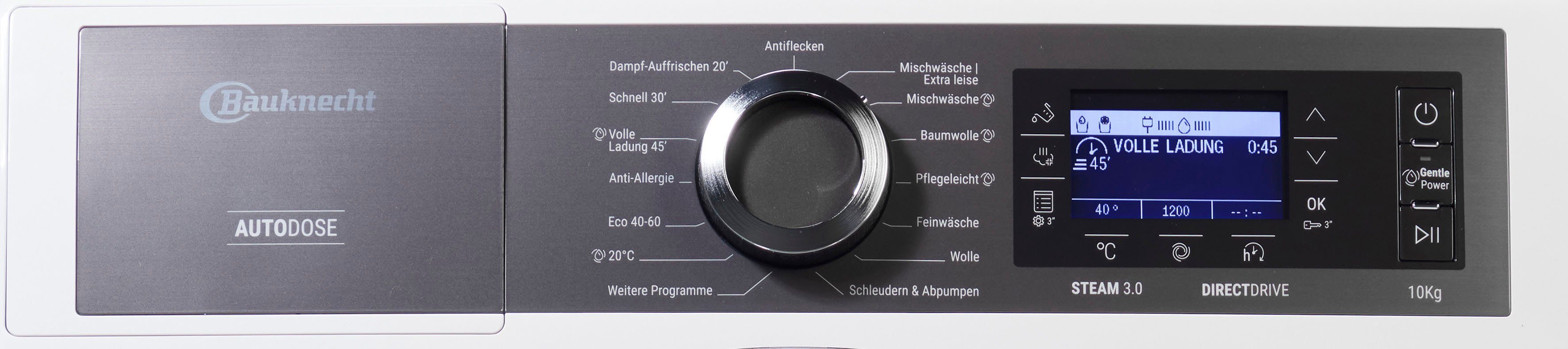 Waschmaschine BAUKNECHT AutoDose kg, DE, W046WB B8 U/min, 1400 10