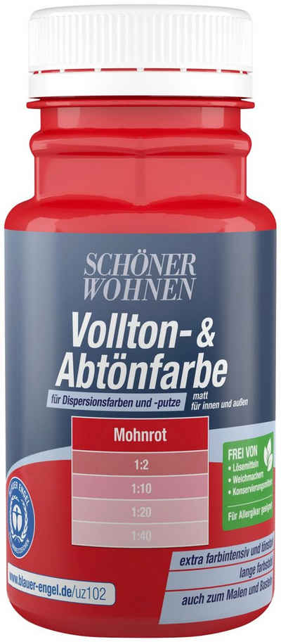 SCHÖNER WOHNEN-Kollektion Vollton- und Abtönfarbe Vollton- & Abtönfarbe, zum Abtönen von Dispersionsfarben und -putzen, farbintensiv
