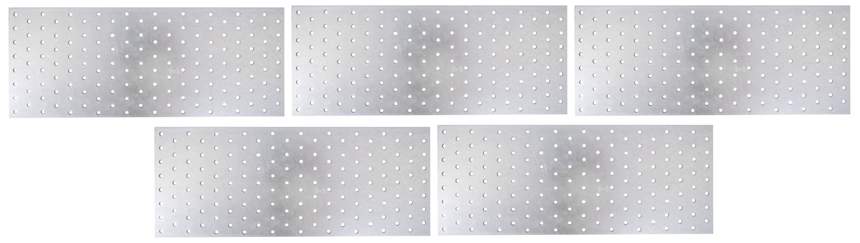 Alberts Winkelverbinder, 5x Lochplatte, verzinkt, verschiedene Größen