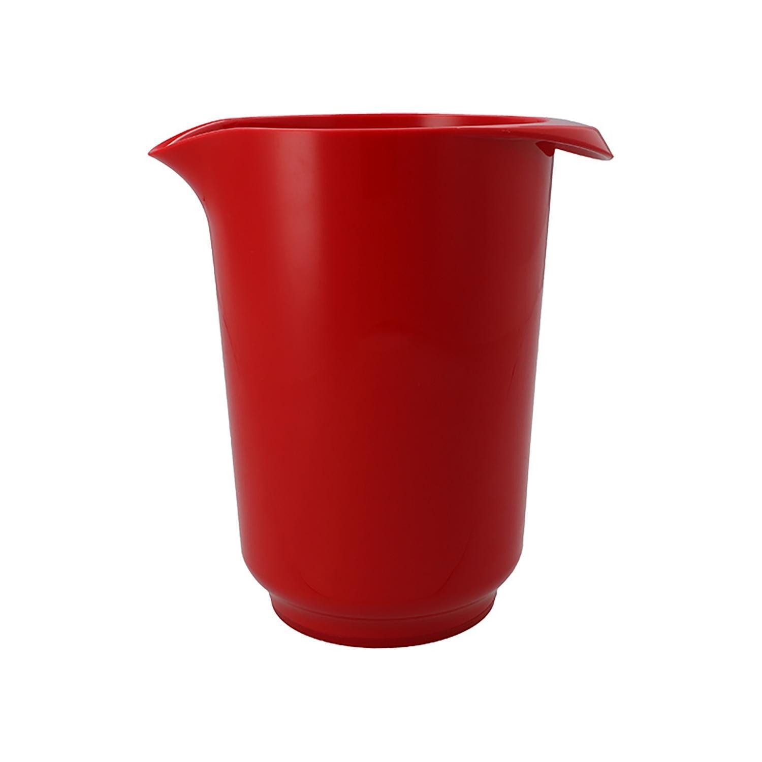 Birkmann Rührschüssel COLOUR KITCHEN, Weiß, H 18,5 cm, 1,5 Liter, Kunststoff, (1-tlg), PET-Kunststoff, mit Anti-Rutsch-Ring am Boden