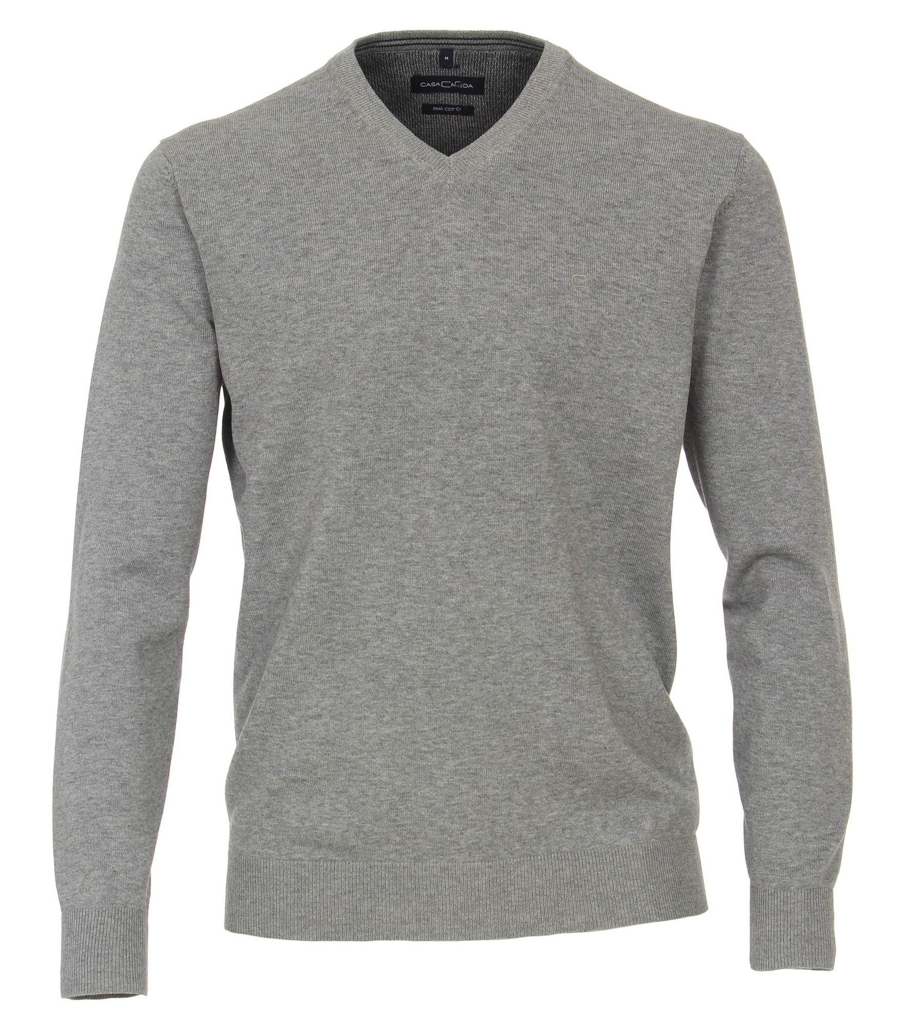 CASAMODA V-Ausschnitt-Pullover V-Ausschnitt PIMA-Baumwolle