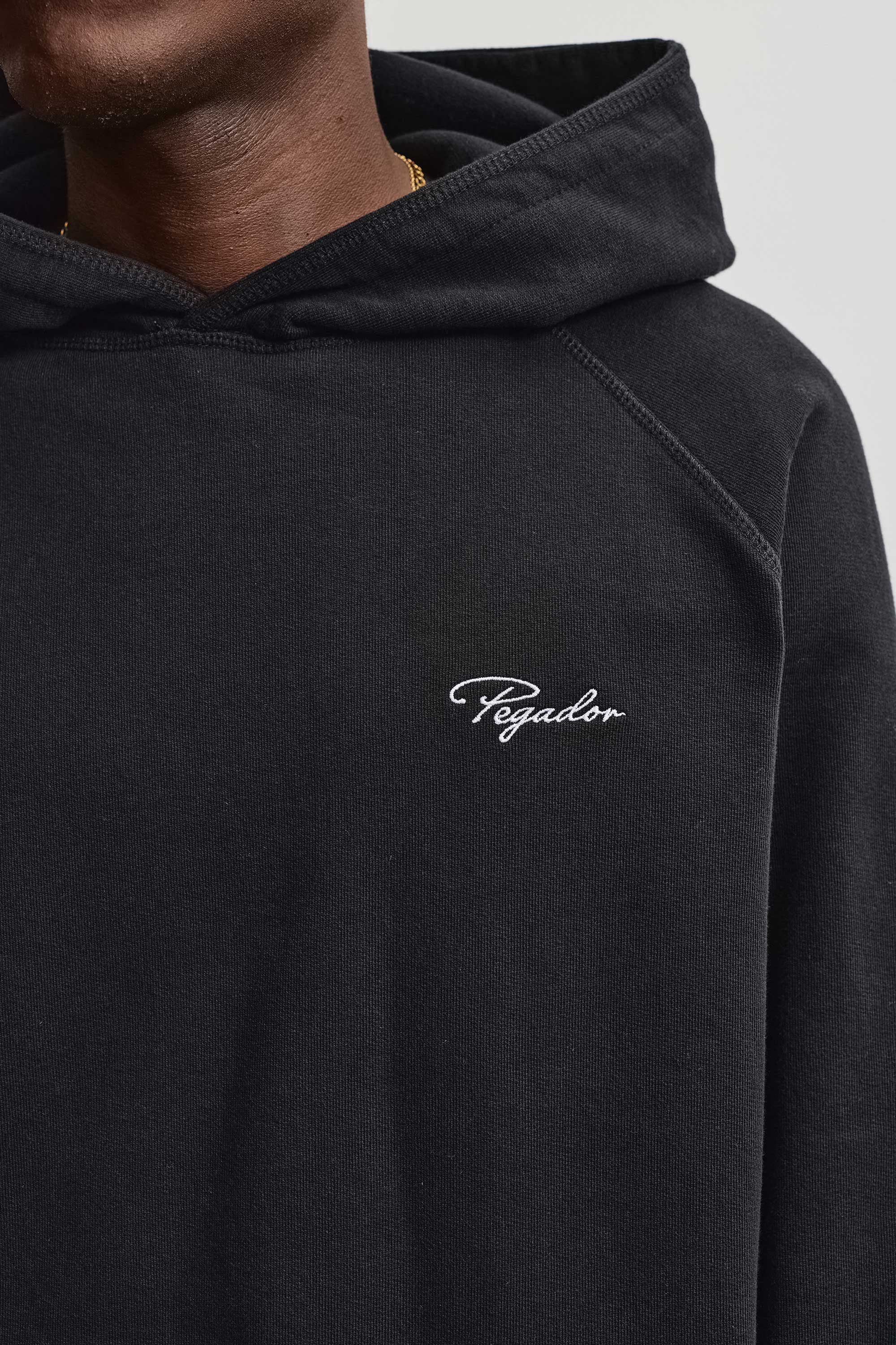 PEGADOR Kapuzensweatshirt Signar Terry Raglan Hoodie Baumwollmischung, regular fit – Bild 4 von 5