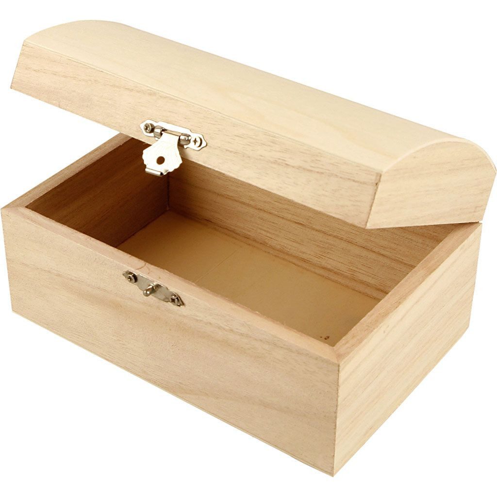 creativ company Holzkiste Schatzkiste aus Holz