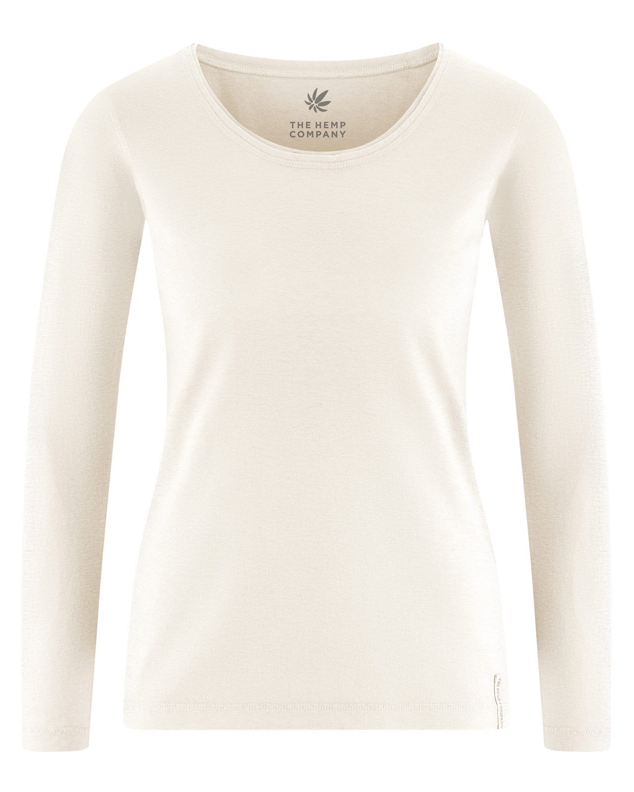 HempAge Langarmshirt THC Exklusiv Damen Langarmshirt Hanf/Biobaumwolle Normal Fit