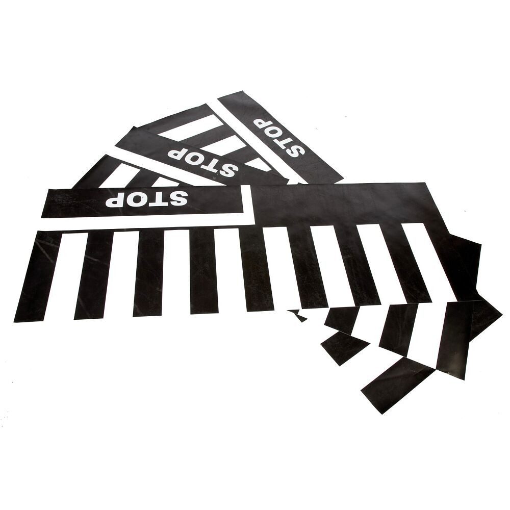 Dreirad Verkehrszeichen-Set Zebrastreifen, Besonders stabile und robuste Verkehrszeichen