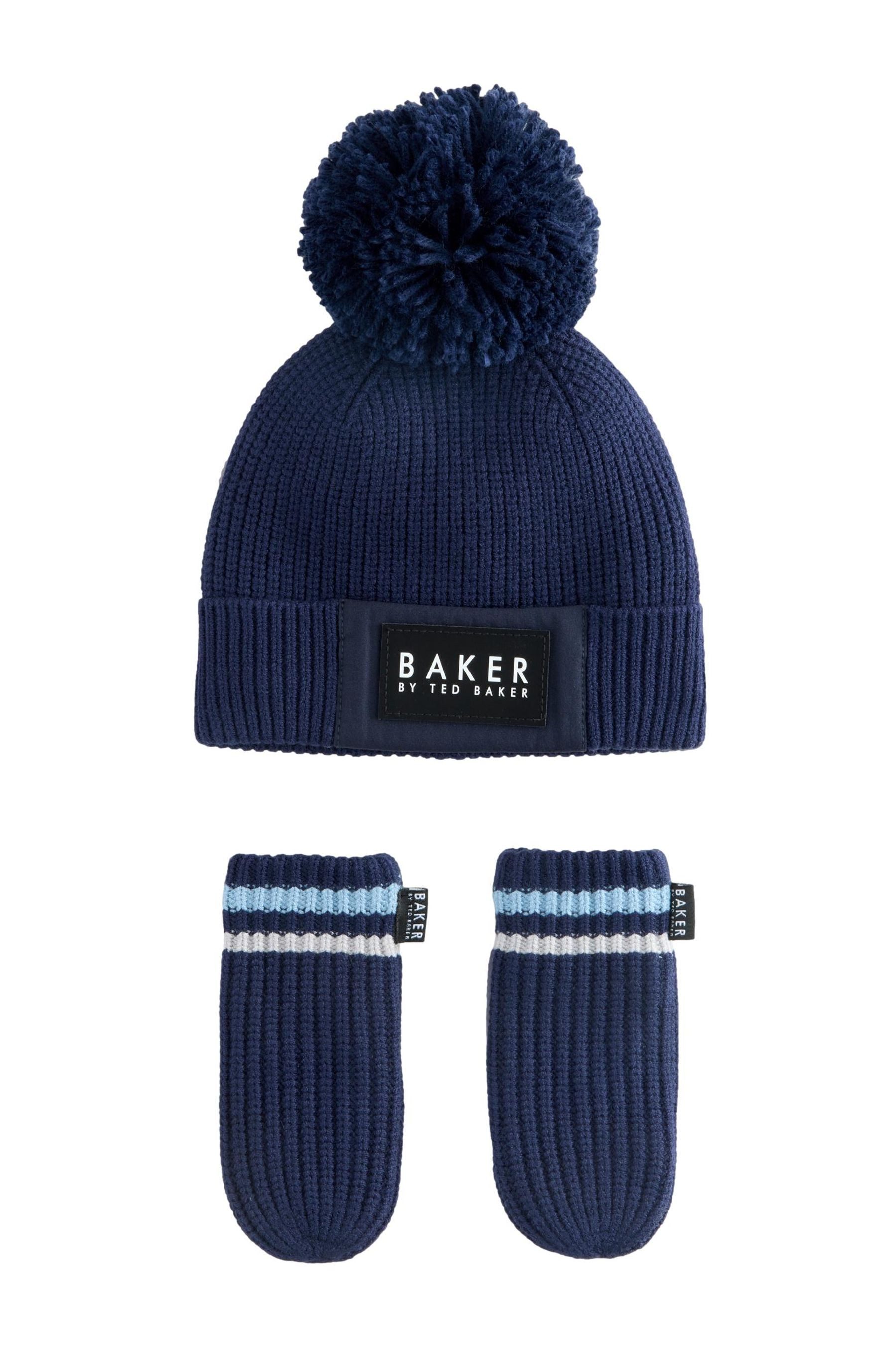 Baker by Ted Baker Beanie Baker by Ted Baker Pudelmütze und Fäustlinge (2-St)