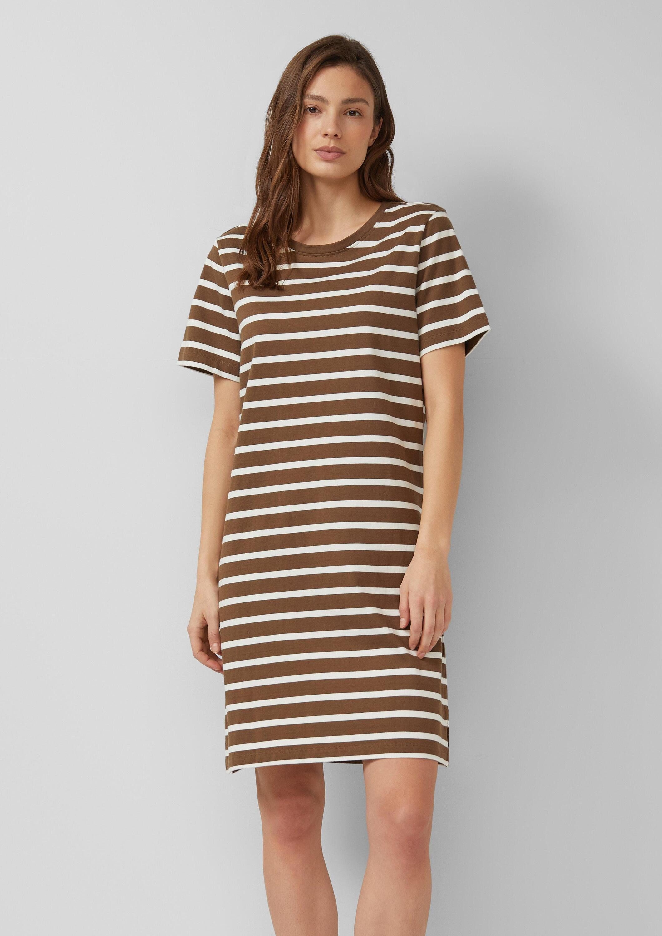 s.Oliver Midikleid Kleid Jersey-Kleid mit seitlichen Schlitzen
