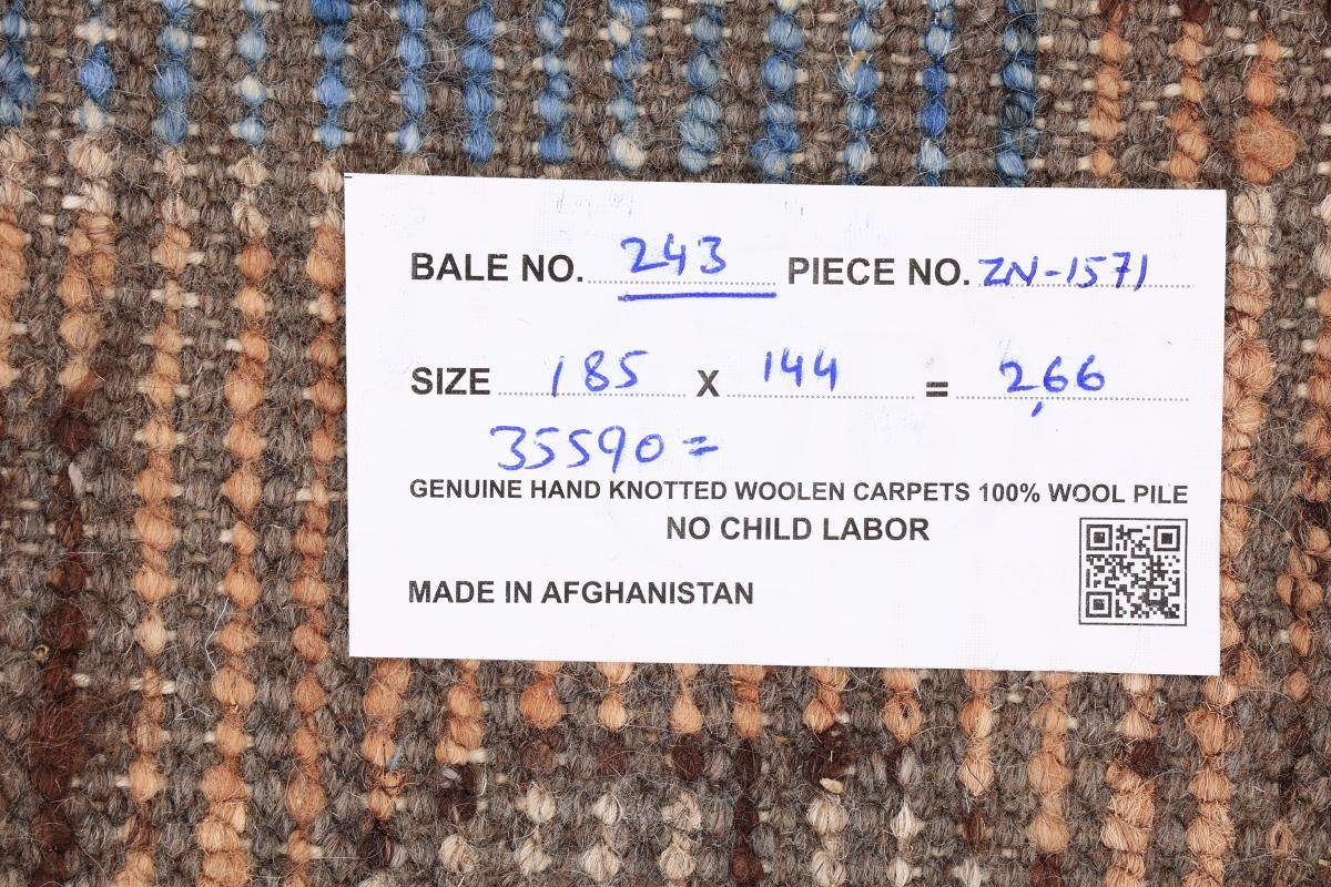 Nain Berber Trading, 20 Orientteppich, rechteckig, 144x185 Moderner mm Maroccan Orientteppich Handgeknüpfter Atlas Höhe: