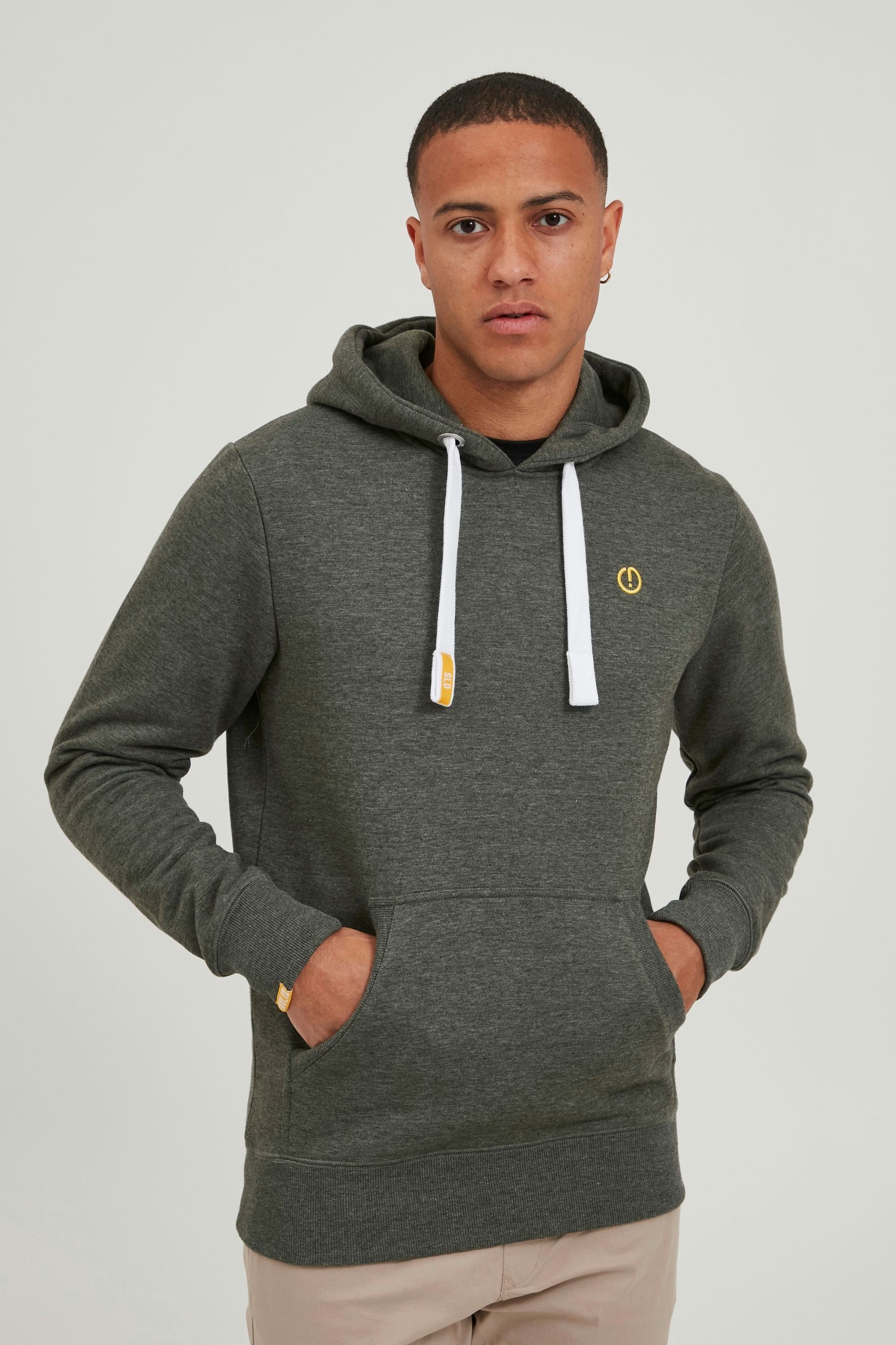 Top-Online-Shop Solid Hoodie SDBennHood Kapuzensweatshirt mit Ivy Melange Details kontrastfarbenenen (8785) Climb